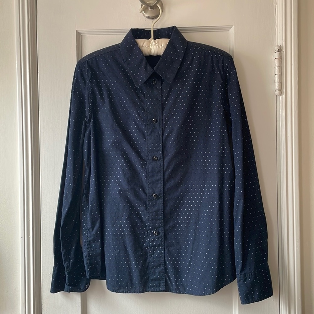 Navy APC blouse